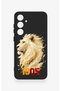 Samsung S24Fe Compatible Yellow Red 1905 Lion Pattern Silicone Case - 2