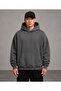 Thank You Printed Men's Compact Combed Cotton Hooded Sweatshirt - 3