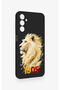 Samsung A24 Compatible Yellow Red 1905 Lion Pattern Silicone Case - 3