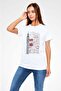 London Themed Drawing Printed T-Shirt - 3