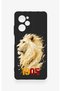 Poco X5 Pro Compatible Yellow Red 1905 Lion Pattern Silicone Case - 3