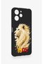 Redmi 12 Compatible Yellow Red 1905 Lion Pattern Silicone Case - 3