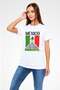 Mexican Flag and Mayan Pyramid Printed T-Shirt - 3