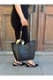 Women's Premium Hand & Shoulder Bag with Inner Bag and Adjustable Strap, Detailed with Scarf Decoration. Size: 32 X 24 cm - 5