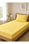 Single Elastic Sheet Set 100X200 cm Solid Color + 1 Zippered Pillowcase