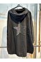 Linen Jacket with Star on the Back, Hood, Height 90 Cm, Chest Measurement Double-Sided 135cm - 2