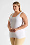 Seher Women's Combed Cotton Camisole Undershirt-White-5/Xl