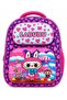 Kindergarten Girl Labubu Patterned Backpack with Water Bottle Compartment