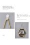 Square wrought iron frame wall mirror for bathroom, entryway, bedroom and living room. Metal Hanging Ring Mirror For Dressing Table, Wall Mounted Mirror - 6