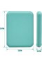 Portable LED Compact Travel Pocket Small Mirror with Light- 2-Sided 1X/3X Magnification, Folding Design, Handheld Mini Light-Up Mirror for Purse in Green. - 3