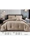 Mary Neferin Summer Rose Patterned/Decorative Luxury Cold Textured 8 Piece Bedspread