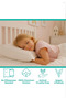 Kinder Fluff Children's Pillows (2 Pieces) - Single Twin Pillows for Kids with 300t Cotton Cover and Feather Filling - 3