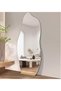 Full Length Mirror Standing Hanging or Leaning Against Wall Large Bedroom Mirror Floor Mirror Dressing Mirror Wall-Mounted Mirror Wood Frame Rectangular 3 Color LED Light 70 * 165cm - 6