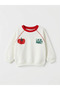 Unisex Cotton Sweatshirt with Back Print Detail