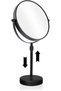 Higher Taller Tabletop Makeup Mirror of 8 Inch, 5X Magnified Makeup Mirror Countertop Standing, Height Adjustable, Double Sided Mirror in Matte Black (8 Inch, 5X) - 8