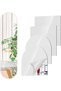 4 Pieces Self Adhesive Mirror Tiles 30x30cm, Full Length Wall Mirror Tiles, Acrylic Stick On Wall Mirror, Self Adhesive Full Length Mirror, Frameless Full Body Mirrors For Wardrobe Doors Bedroom