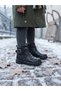 Genuine Leather Black Daily Orthopedic Girls' Boots - 2