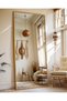 SLEEPHEAD®160 * 50CM Floor Mirror Full Length, Free Standing or Leaning Against Wall Mirror Full Body Mirror with Stand for Bedroom Living Room (Gold) - 3