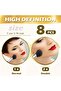 8 Pcs Compact Mirror Bulk with 1X 2X Magnification Double Sided Mini Travel Makeup Mirror Small Portable Pocket Mirror Folding Round Purse Compact Mirrors for Women Girls Bridesmaid Gifts(Gold) - 2