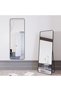 Full Length Mirror, 160x50cm Floor Standing Mirror with Stand for Bedroom, Hanging Mounted Mirror for Living Room (Black, 160x50cm (63"x19.7")) - 2