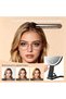 Travel Makeup Mirror with Lights, Rechargeable Double-Sided 10X/1X Magnifying Mirror, Portable Lighted Beauty Mirror, 3 Color Lighting, Dimmable Touch Screen, Tabletop Handhold Hanging - 2