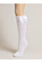 Girls' Mesh Golf Knee Socks with Bow Accessories