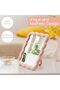 Cute Wave-Shaped Desk Vanity Makeup Mirror, Portable Aesthetic Folding Mirror for Travel, Standing/Hanging Makeup Mirror for Women & Girls, Home Décor Mirror (Pink) - 2