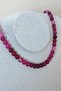 Certified Pink Agate Natural Stone Necklace - 2