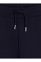 Özmarka New Season Navy Blue Women's Sweatpants with Elastic Waist - 6
