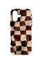 iPhone 16 Vorian Double Layer Case Mocha Melt Checker - 3