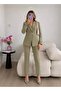 Jacket Pants Double Blazer Set with Stone Accessory on the Sleeves - 3