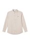 Men’s Cotton Slim Oxford Shirt with Embroidery