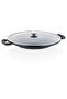 Crown granite cast glass lid sheet roaster and pancake pan 34 cm - 4