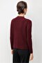 Buttoned Collar Ribbed Knit Sweater 10350 - 4