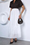 Women's Elastic Waist Lined Skirt - 2
