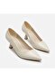 Vollex Croco Material Stylish Women's Heeled Shoes - 2