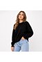 Women's Crew Neck Soft Textured Oversize Knitwear Sweater - 2