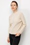 Buttoned Collar Ribbed Knit Sweater 10350 - 2