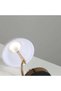Creative Table Lamp with Elegant Gold Finish, Decorative Glass Shade, Crystal Accent Base, Warm Ambient Lighting, Modern Bedside Night Lamp for Bedroom, Living Room, Office, Hotel and Hom - 3