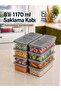 Set of 8 Freshbox Storage Containers Suitable for Microwave and Refrigerator - Refrigerator Organizer 1170 ml - 5