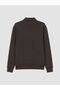 Lcw vision brown polo collar men's sweatshirt - 6