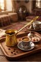 100 ml Traditional Embossed Cast Iron Coffee Pot Induction Compatible 1-2 Person Turkish Coffee Pot - 3