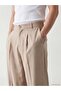 Xside Beige Loose Fit Men's Trousers - 3