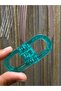 Magnetic Hair Clip Turquoise Transparent Double-Sided Bun Clip - 2