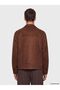 Lcw Vision Brown Regular Fit Shirt Collar Men's Suede Coat - 4