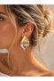 Diva Charm Geometric Brand Model Stylish Women's Earrings - 3