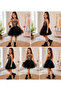 Manifest Girls' Costume Leopard Pattern Black Tulle Dress Stage Dance Show Party Costume - 5