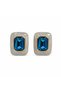 Diva Charm Blue Shiny Stone Women's Earrings - 3