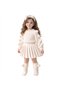 Girl's Winter Pompom Skirt & Sweater Set, Set of 4 - 3