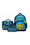 Satin Fabric Embroidered Four-Compartment Orthopedic Four-Compartment School Bag with Pen Holder and Thermos Lunch Bag 3 School Set